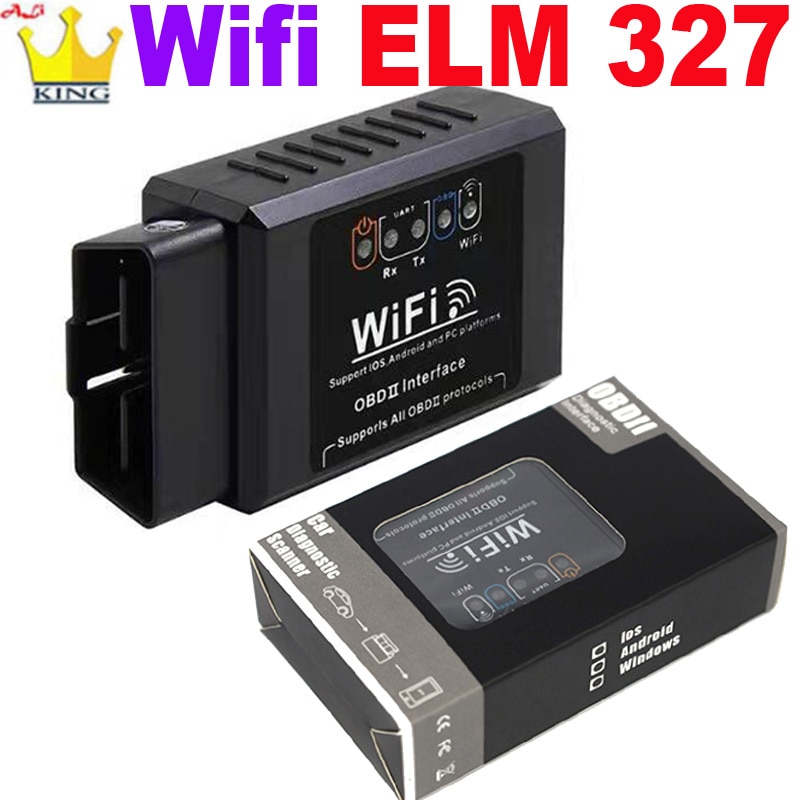

OBD2 WIFI ELM327 V 1,5 сканер для iPhone IOS /Android АВТО OBDII OBD 2 ODB II ELM 327 V1.5 Wi-Fi считыватель кодов диагностический инструмент