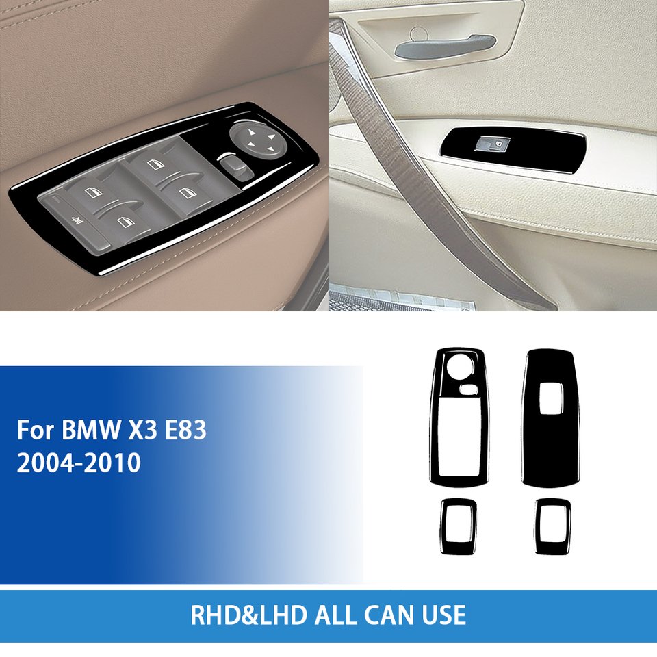 

Для BMW X3 E83 2004 2005 2006 2007 2008 2009 2010 автомобильные аксессуары внутренняя шестерня центральная консоль накладка на дверь наклейка черный пластик