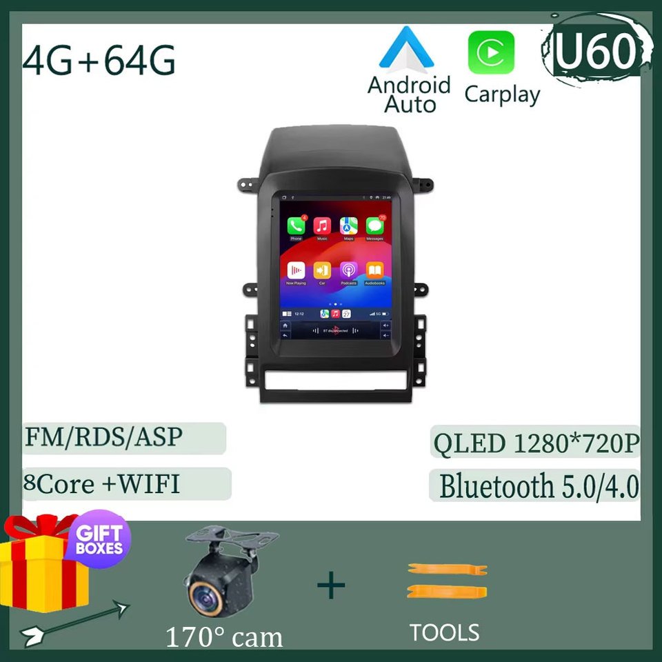 

Автомагнитола 9,7 дюйма для Chevrolet Captiva 2006-2012 2 din мультимедийный видеоплеер GPS навигация Bluetooth Сенсорный экран Intellige