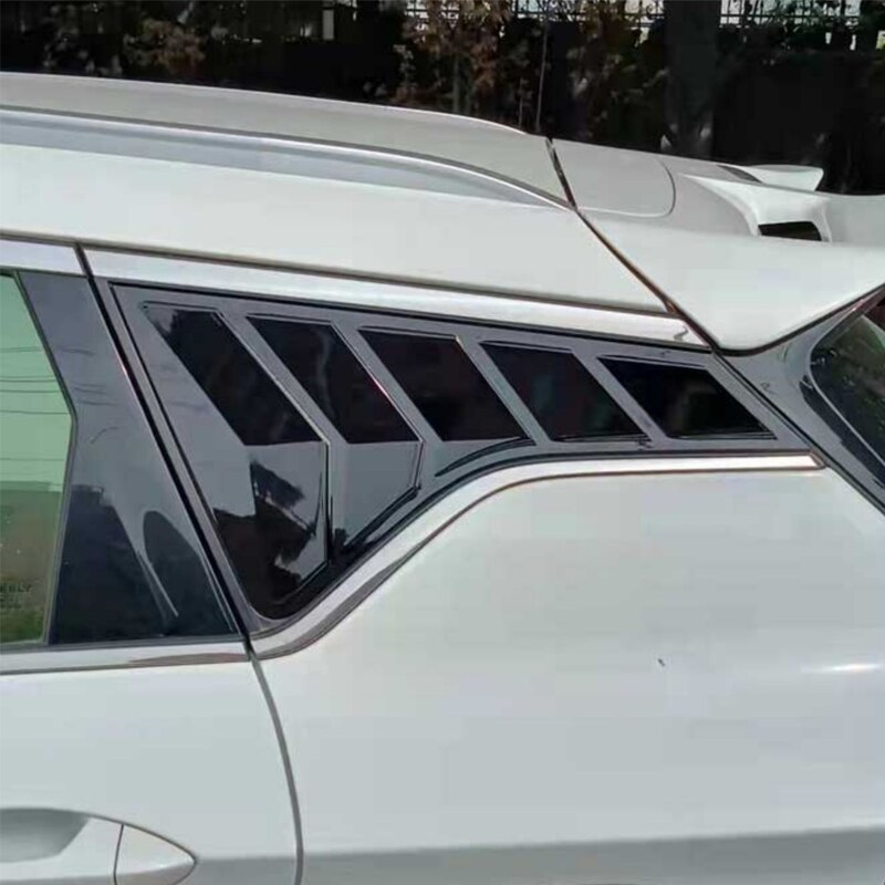 

DECHO 2 шт. для Geely Coolray Proton X50 задние треугольные окна декоративные жалюзи спойлер панель