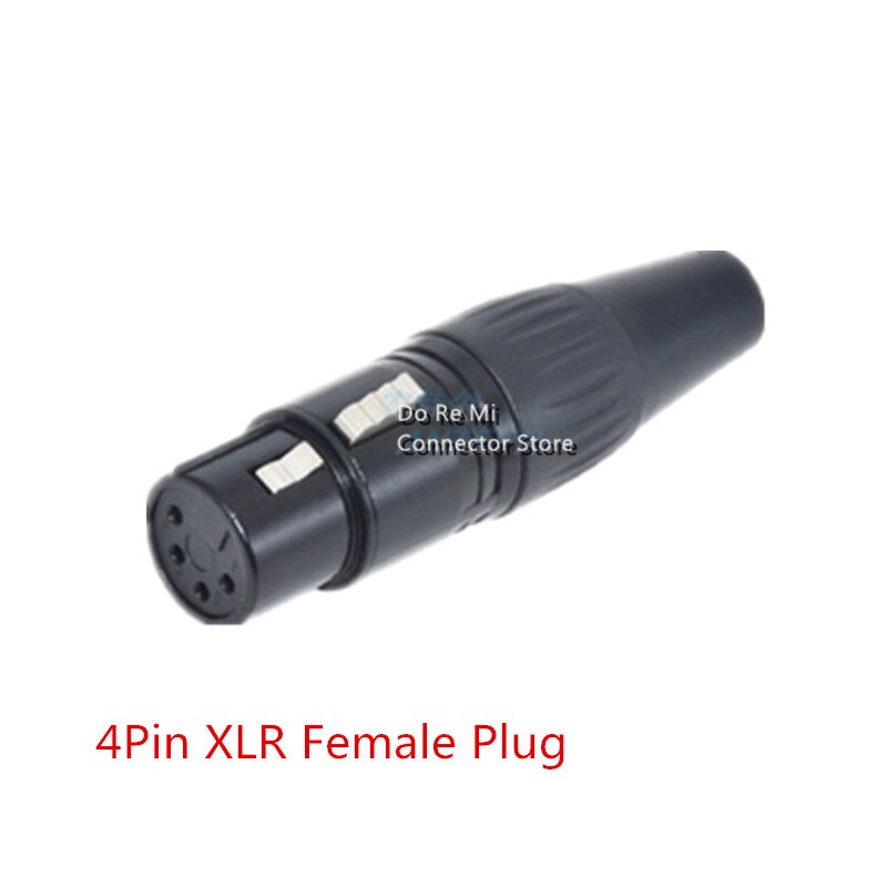 

XLR разъем 4Pin черный