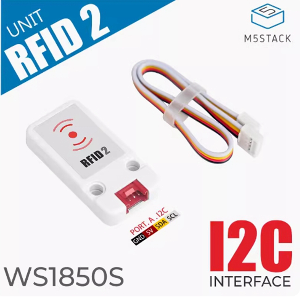 

M5Stack RFID Radio frequency identification sensor WS1850S 13.56MHz frequency