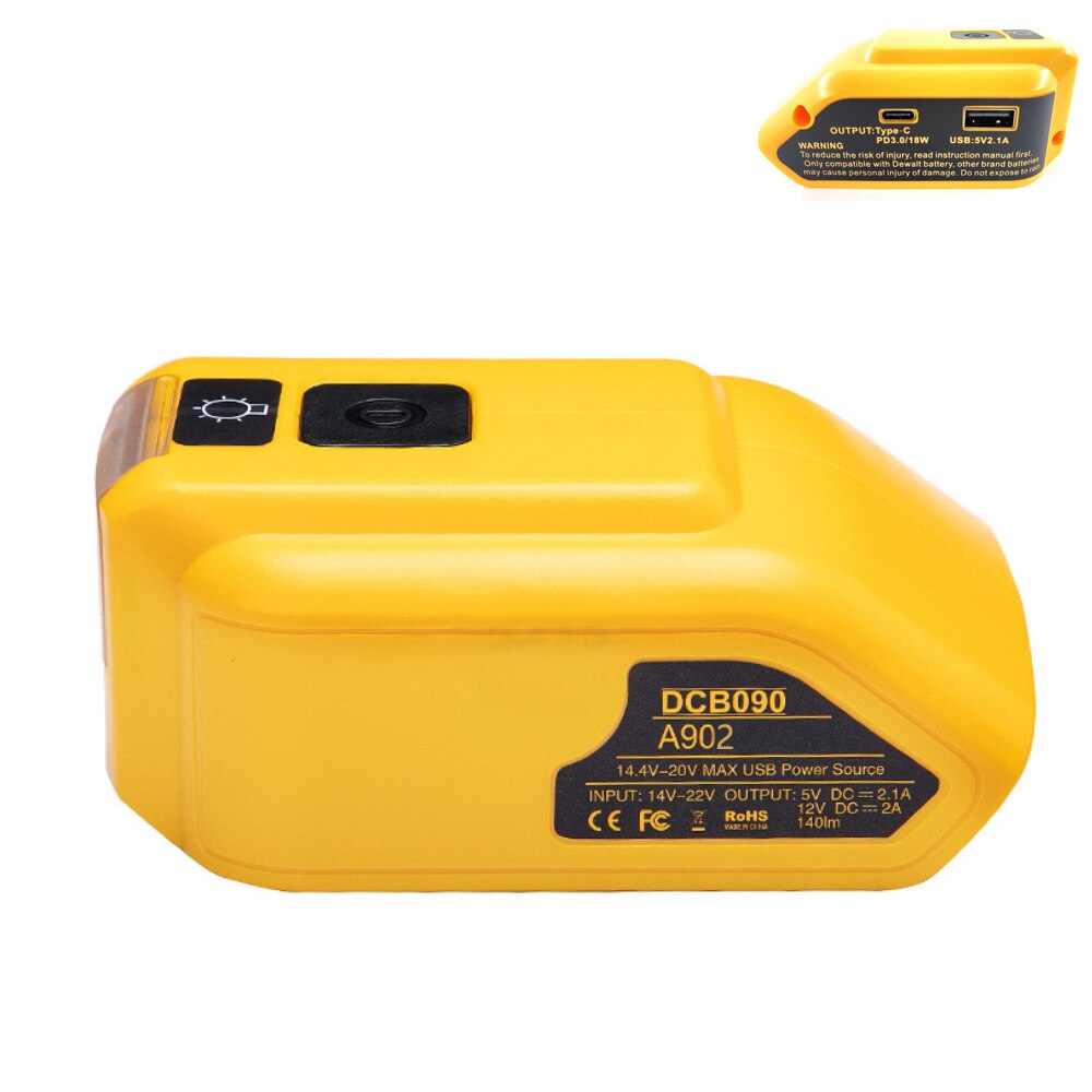 

Фонарик ZUIDID для Dewalt 18В 3/12Вт