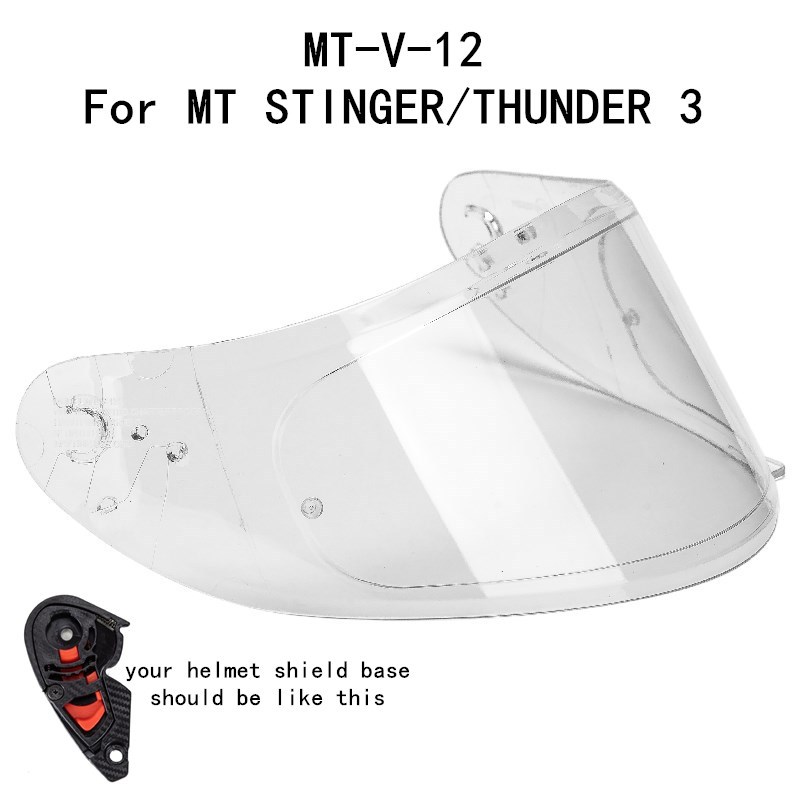 

Стекло шлема MT-V-12, щиток шлема для шлема MT Stinger и шлема MT THUNDER 3, 7 цветов в наличии
