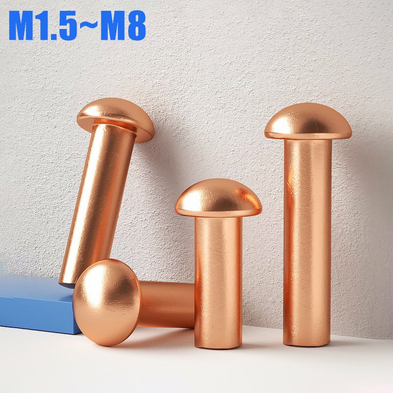 

Медные заклепки с круглой головкой M1.5 M2 M2.5 M3 M4 M5 M6 M8