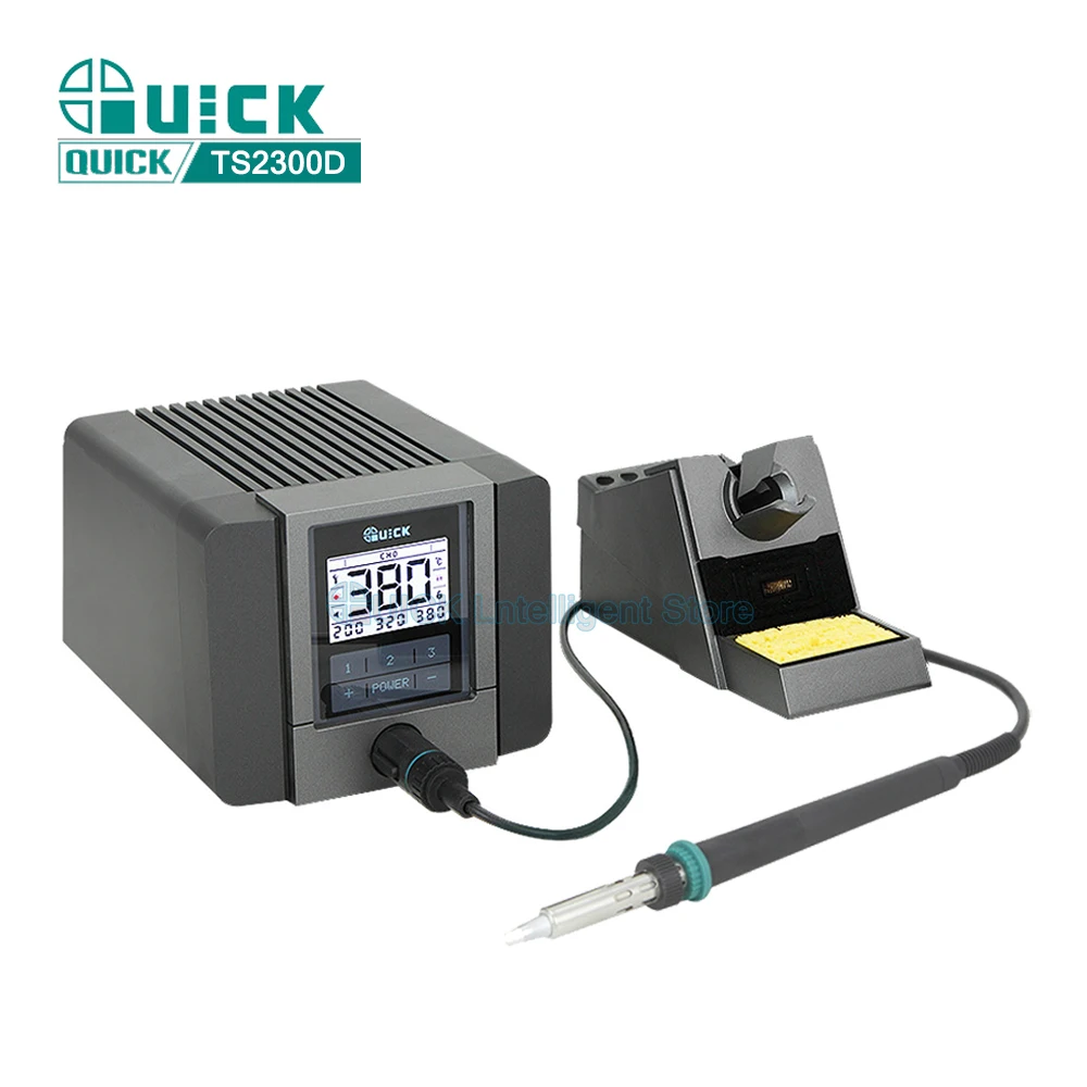 

Паяльная станция QUICK TS2300D, сварочная станция с цифровым дисплеем, бессвинцовые 150 Вт, интеллектуальные антистатические Электрические паяльники