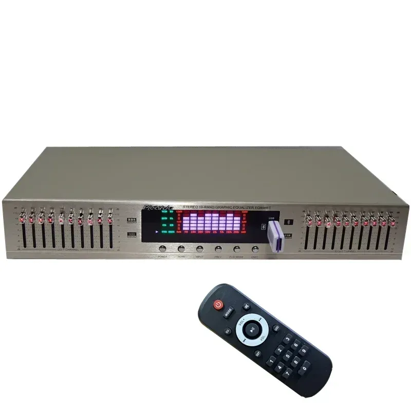 

Стереоэквалайзер EQ-898BT черный/золотой 220В