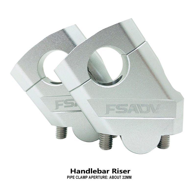 

1 Pair 28mm 1 1/8" 22mm 7/8" For Honda For BMW For YAMAHA For Suzuki Motorcycle Handlebar Riser Bar Mount Handle Clamp