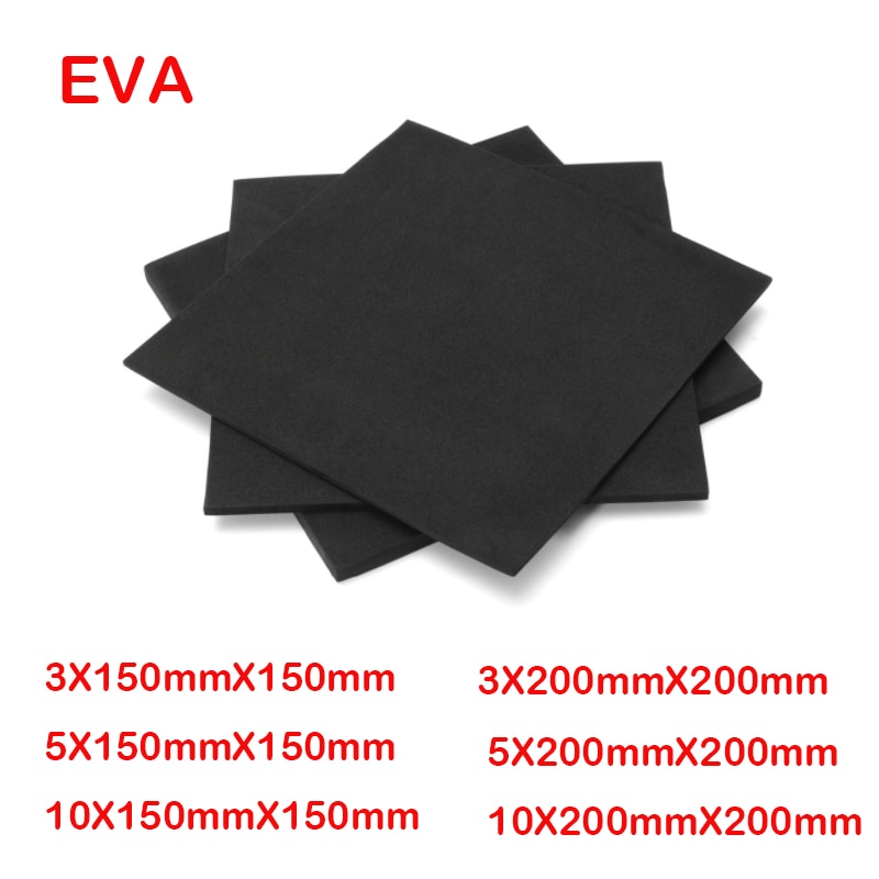 

Черные листы EVA пенопласта 150x150 мм/200x200 мм