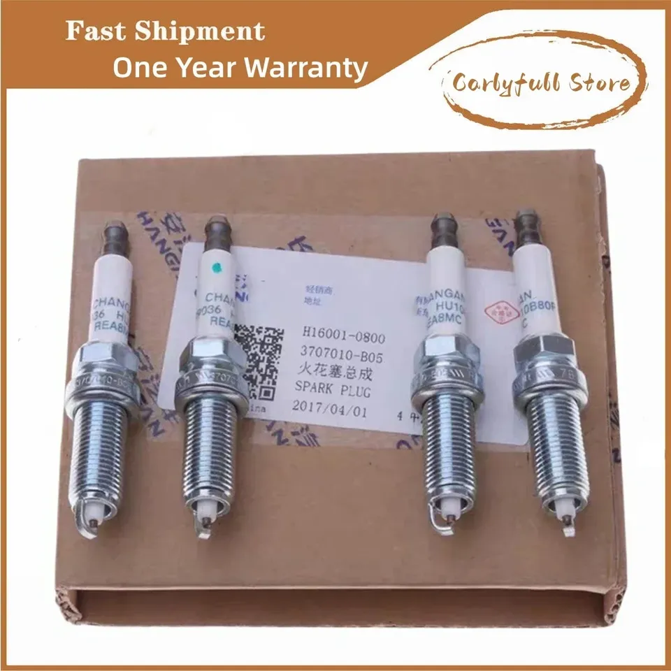 

Оригинальные 4 шт./компл. свечи зажигания 3707010 -B05 H16001-0800 для CHANGAN CS35 EADO AlsvinV5 V7 EADO XT 1.6L