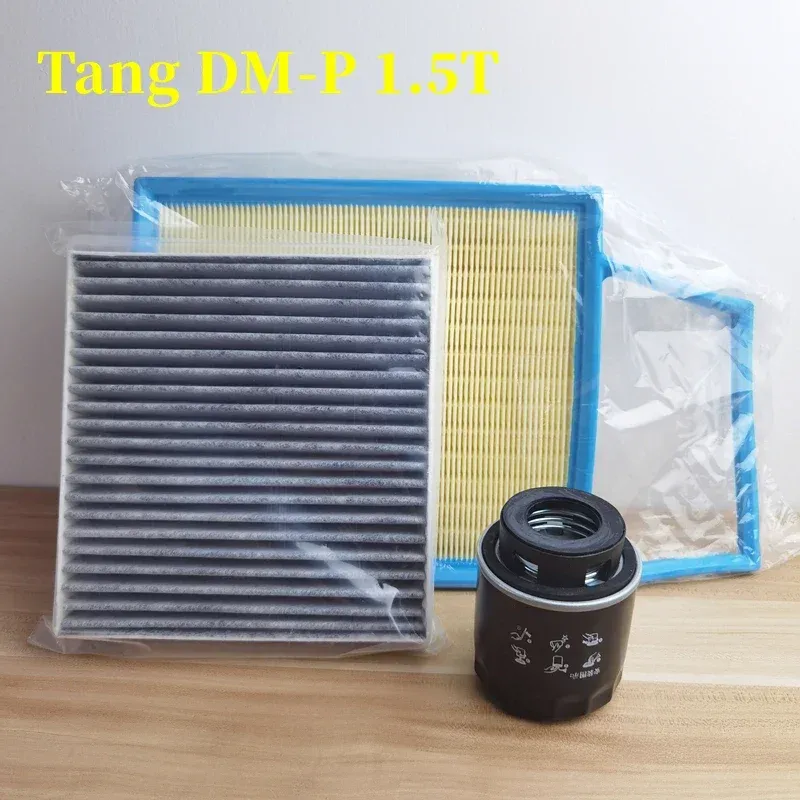 

Набор фильтров для BYD Tang DM-i 1,5 T 22 Tang DM-p 1,5 T, масляный и салонный фильтр, 3 шт./комплект