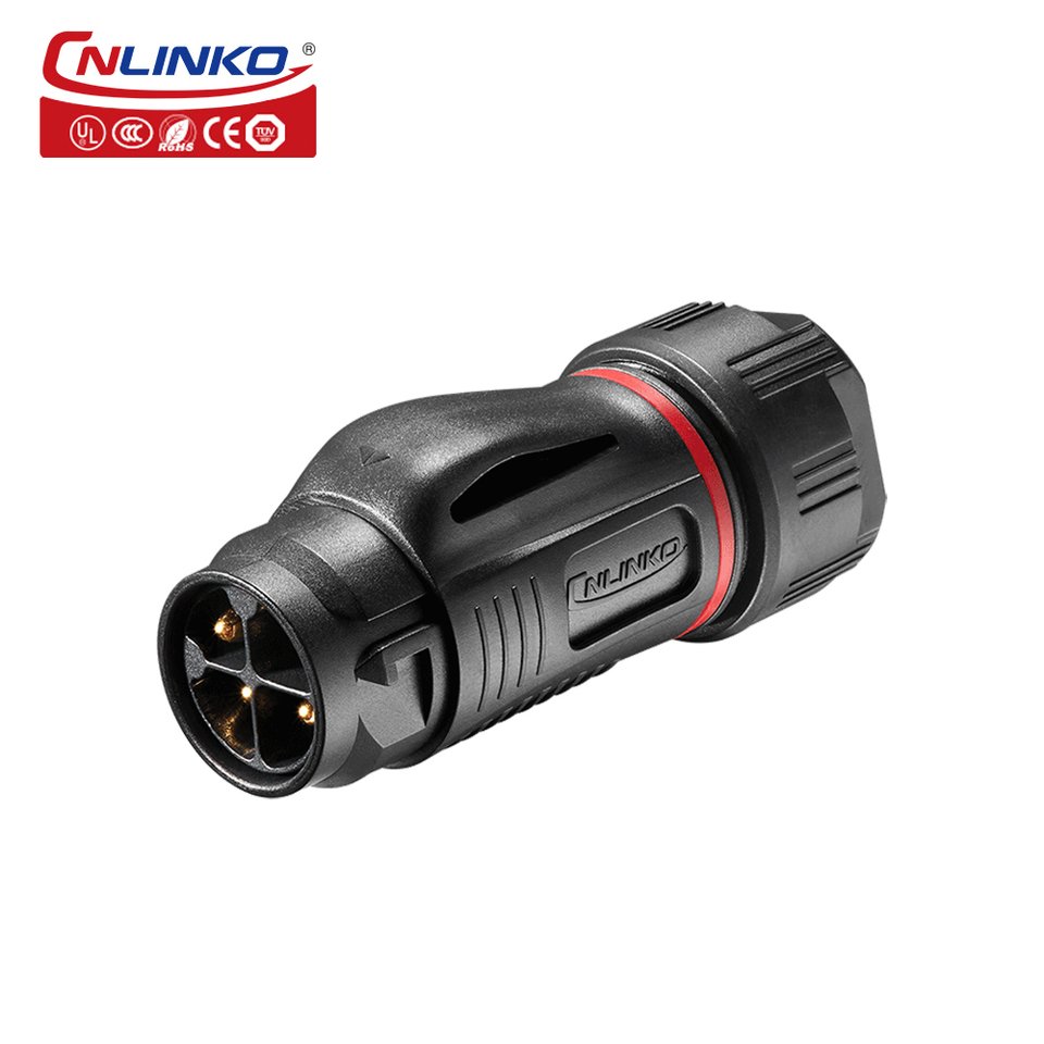 

CNLINKO BD20 4-контактный водонепроницаемый разъем «папа-мама» IP68 Quick Lock Snap Fit разъем электрического кабеля для автомобильного светодиодного освещения