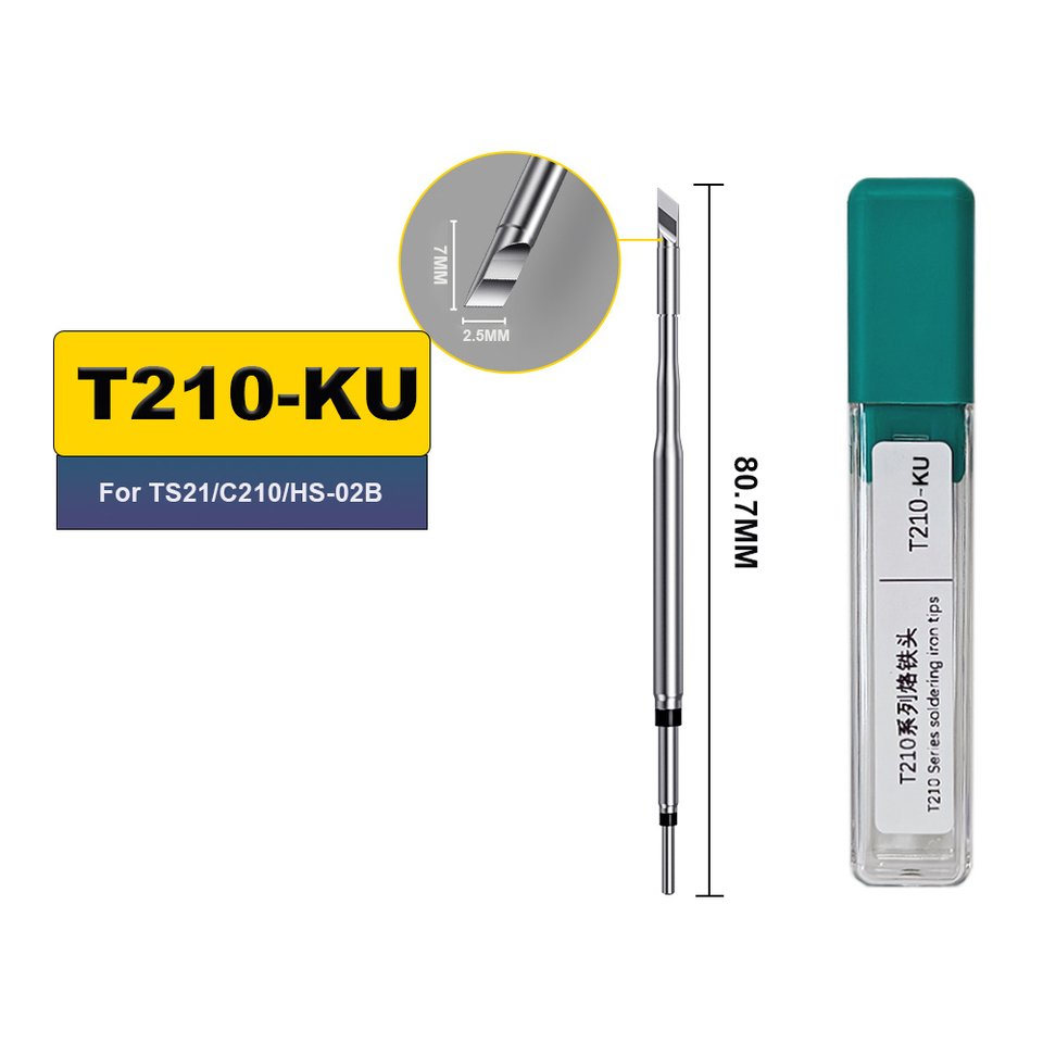 

Паяльное жало T210 Super Fine для паяльника TS21 T80 HS-02B