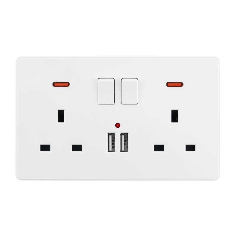

Электрические розетки с USB, Мальта, золото/черный/белый/серебристый