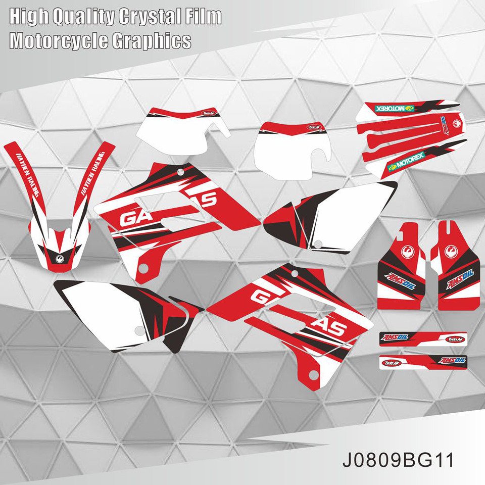 

Графические наклейки для газового газа, EC 125 250 300 450 2003 2004 2005 2006