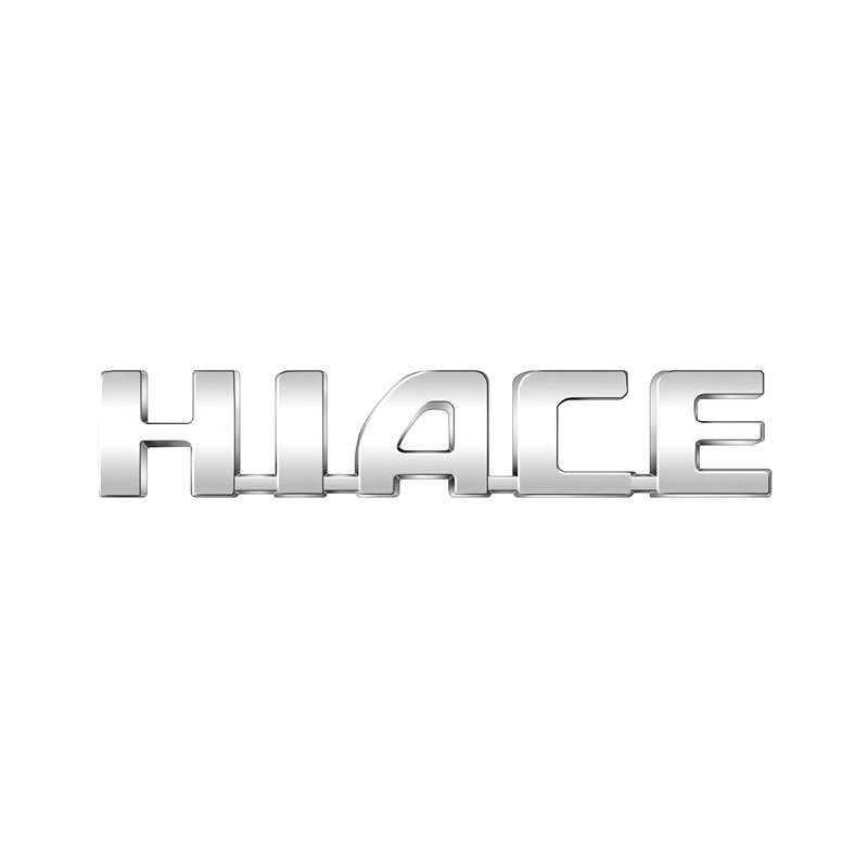

3d-наклейка из АБС-пластика с буквенным логотипом для автомобилей Toyota HIACE эмблема морской лев задний бампер значок аксессуары для заднего багажника