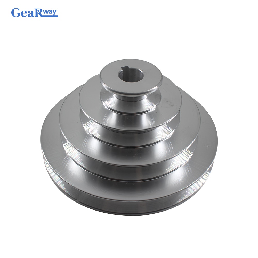 

Шкив Gearway для клинового ремня, алюминий, 4 ступени, 130 мм