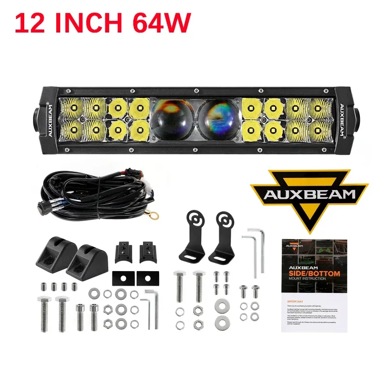 

Auxbeam 12/22/32/42 дюйма 5D Pro Series Combo Beam Светодиодная рабочая световая панель для грузовиков-пикапов Offroad