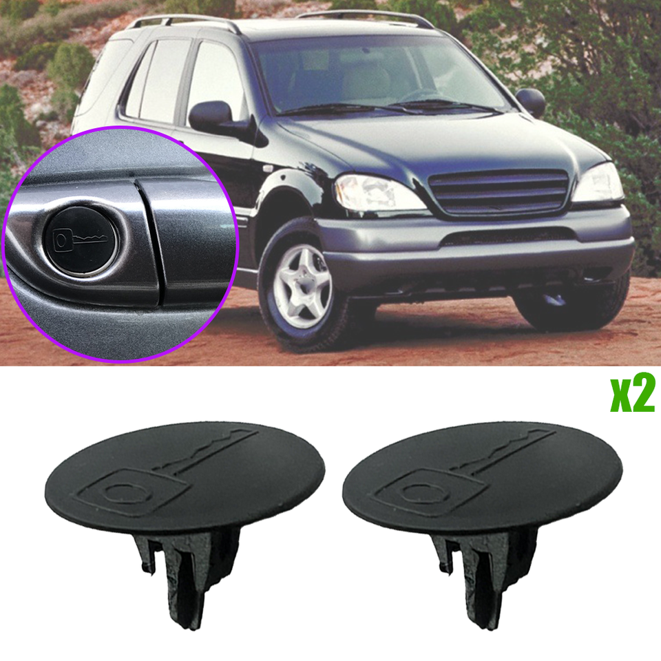 

2 шт. для Mercedes-Benz M-Class W163 W164 W166 1997 1998 1999 2000-2017 дверная ручка, отверстие для ключа, заглушка, накладка, пылезащитная крышка