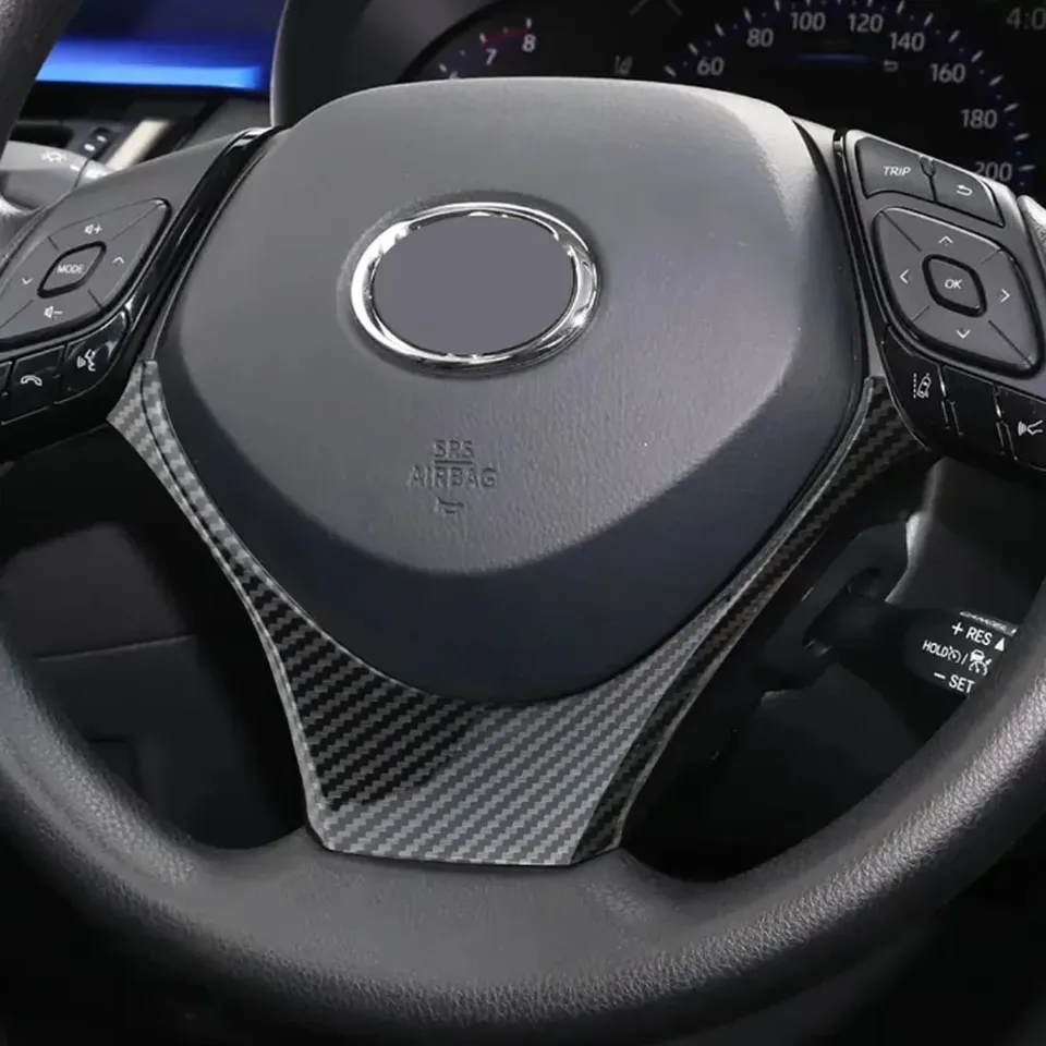

ABS автомобильный руль, кнопка, рамка, накладка, внутренняя отделка для Toyota CHR C-HR 2016-2020, автомобильные аксессуары