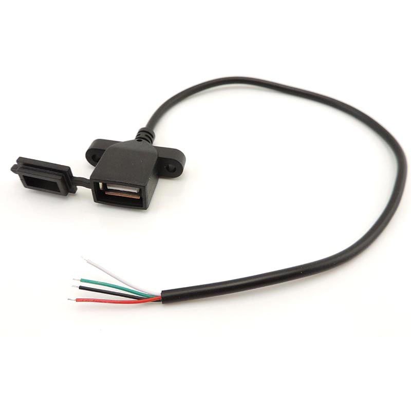 

2-контактный 4-контактный разъем USB мама ph2.0mm Разъем питания кабель Пыленепроницаемая Крышка Крепление панель Разъем сварочная фотозарядка