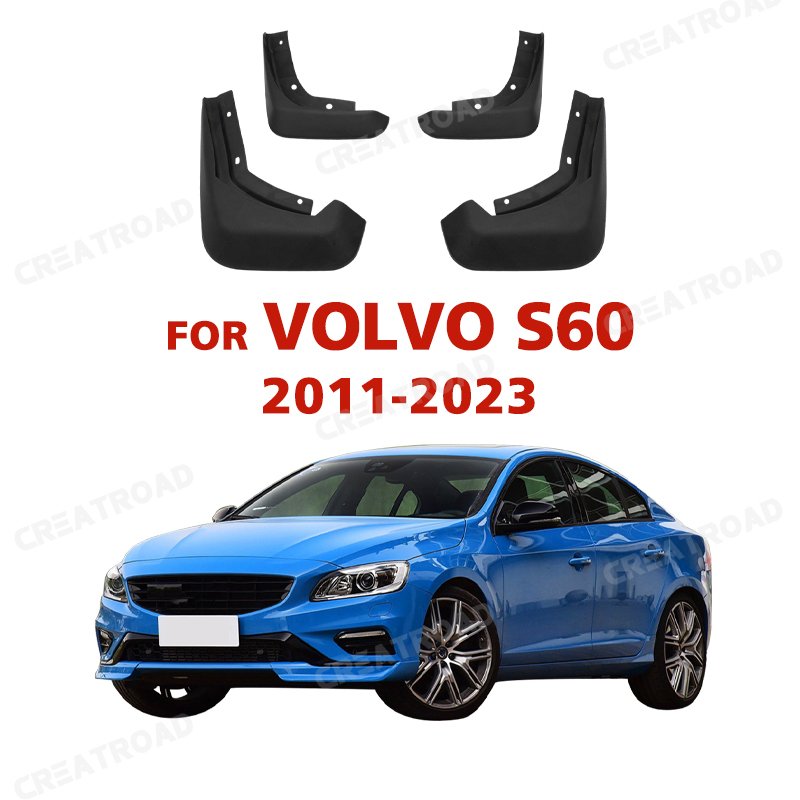 

4 шт. автомобильные брызговики для Volvo S60 2011-2023 2012 2013 2014 брызговики брызговики на крыло автоаксессуары