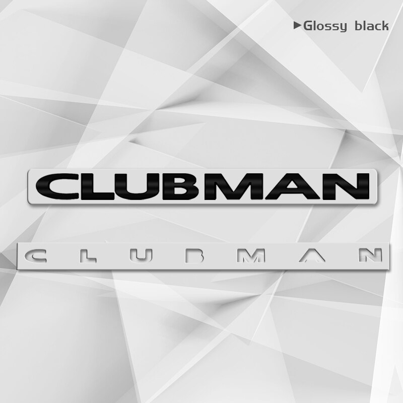 

Металлическая наклейка на автомобиль Countryman Clubman, эмблема с надписью, задний значок, наклейка на багажник, кузов для MINI Cooper John Cooper, аксессуары для работ