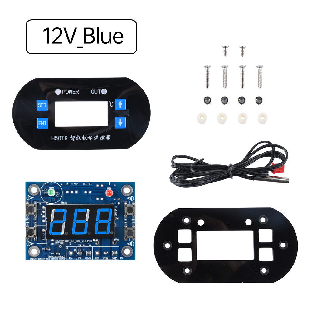

H50TR Высокотемпературный светодиодный цифровой терморегулятор DIY Комплект DC 12V 24V 10A