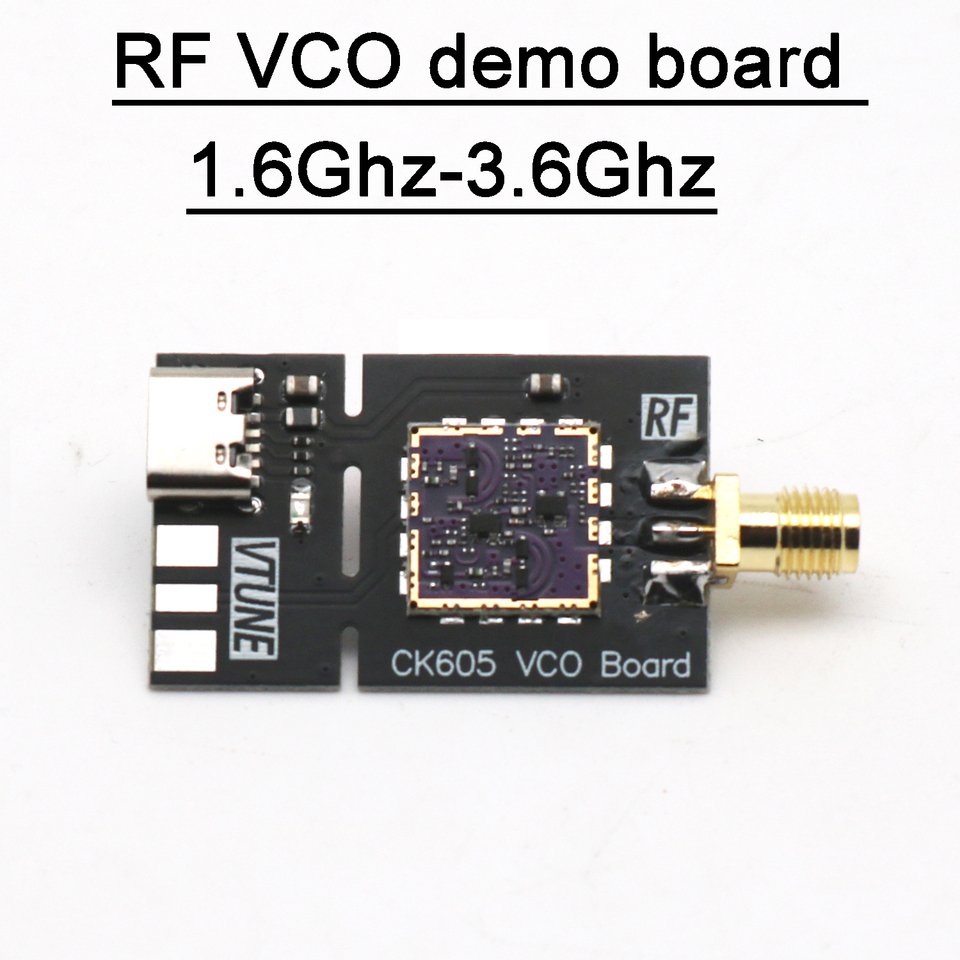 

1.3G - 3.6 ГГц RF VCO Демонстрационная панель Источник сигнала генератора управления давлением для модуляции радиосвязи 1.5 ГГц 2,4 ГГц Wifi