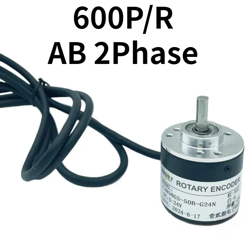 

Поворотный инкрементный кодировщик 38S6G5-B-G24N, Двухфазное соединение AB, 50/100/200/360P/R, 5-24 В, твердый вал, выход открытого коллектора постоянного тока NPN