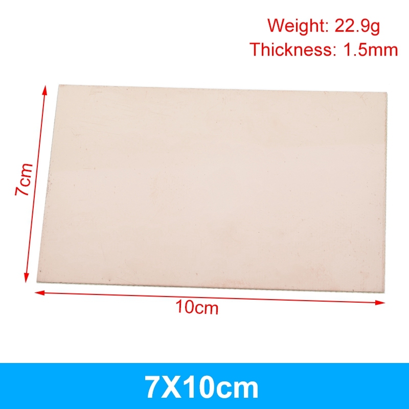 

TZT 5x7 7x10 10x15 10x20 15x20 12x18 односторонняя медная пластина DIY комплект ламинат для Arduino