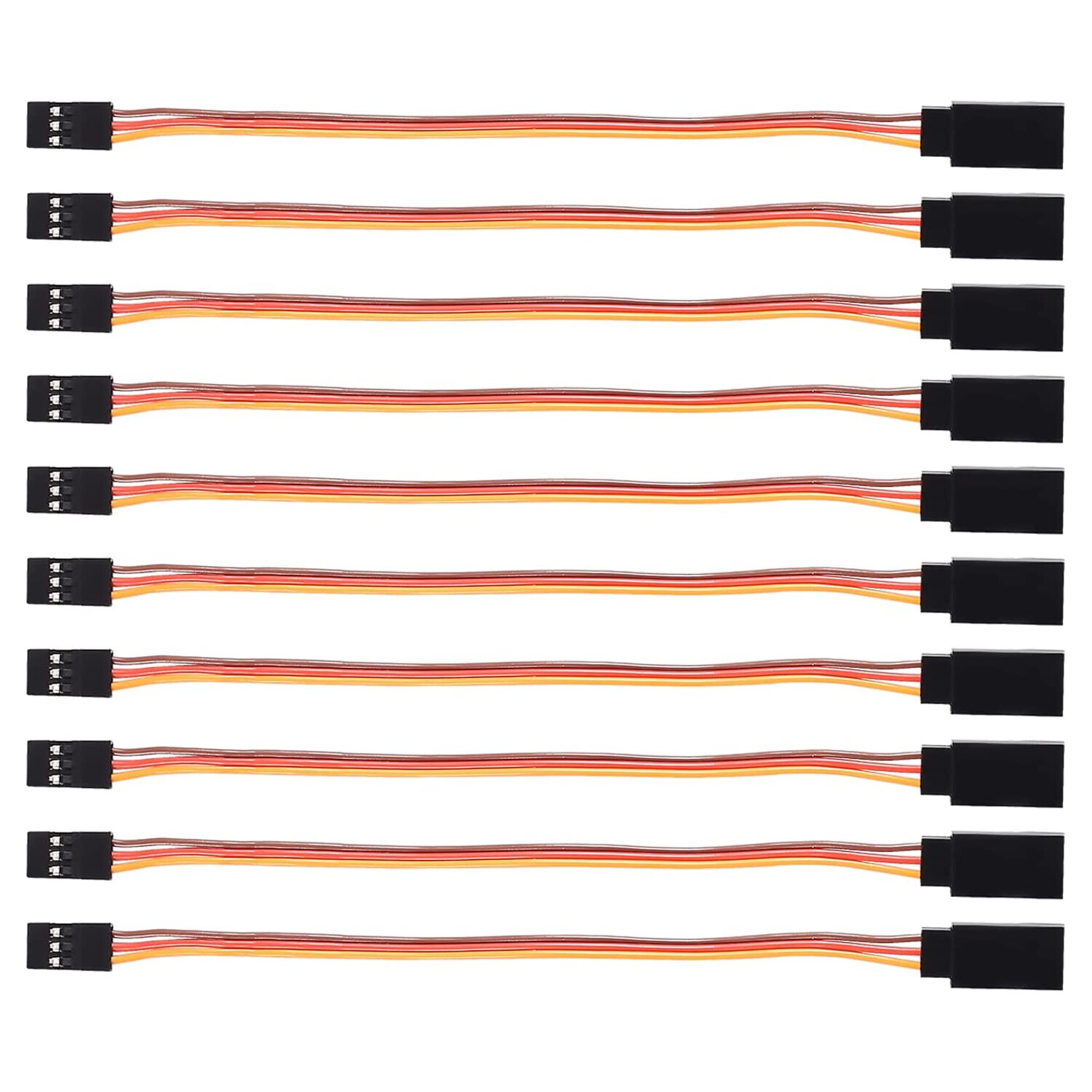 

Heat Shrink 3-контактный сервокабель JR 1 JR «папа» на 2 «мама» 15 см