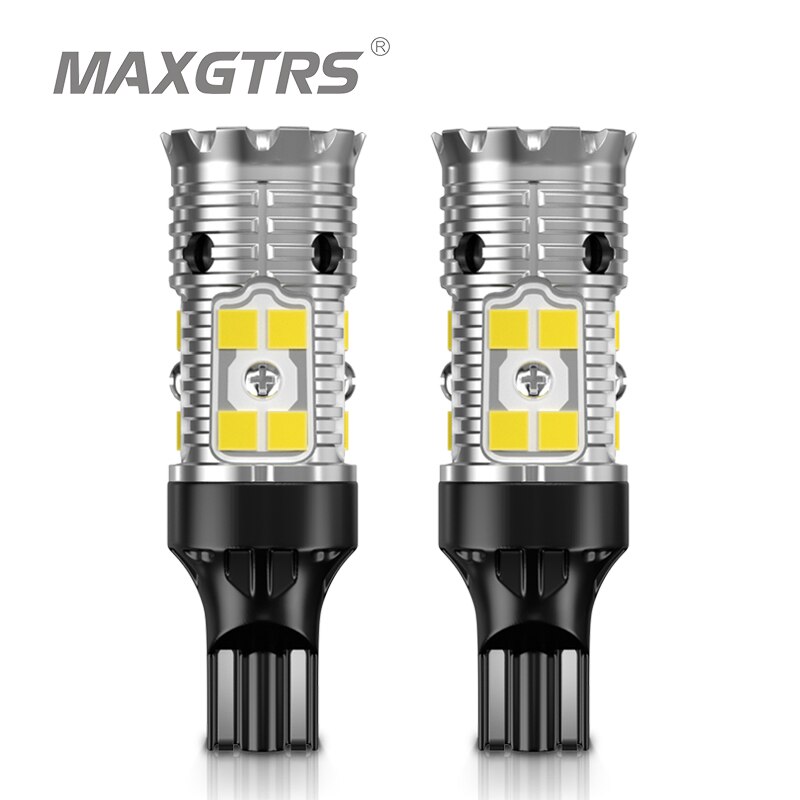 

2 шт., Автомобильные светодиодные лампы W16W T15 3030 SMD Canbus