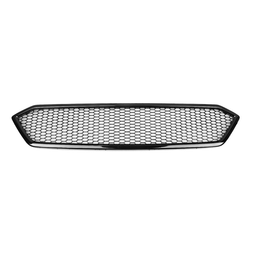 

Передняя решетка Racing Grill для Subaru Impreza WRX STI 2018-2021, углеродное волокно, глянцевая/матовая черная сетка верхнего бампера, капот