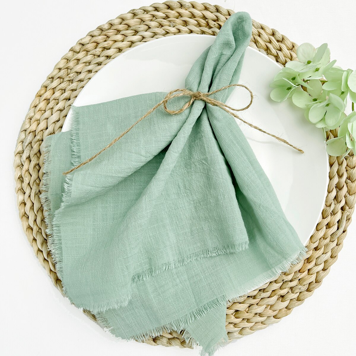 

Сервировочные салфетки из хлопка Sage Green Factory