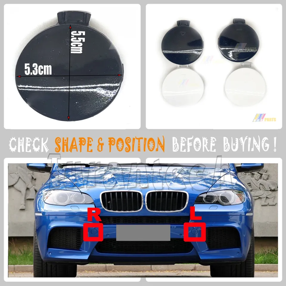 

Передняя крышка для буксировки 09-14 BMW M series E70 LCI X5 M X5M / E71 LCI X6 M X6M 51117205545