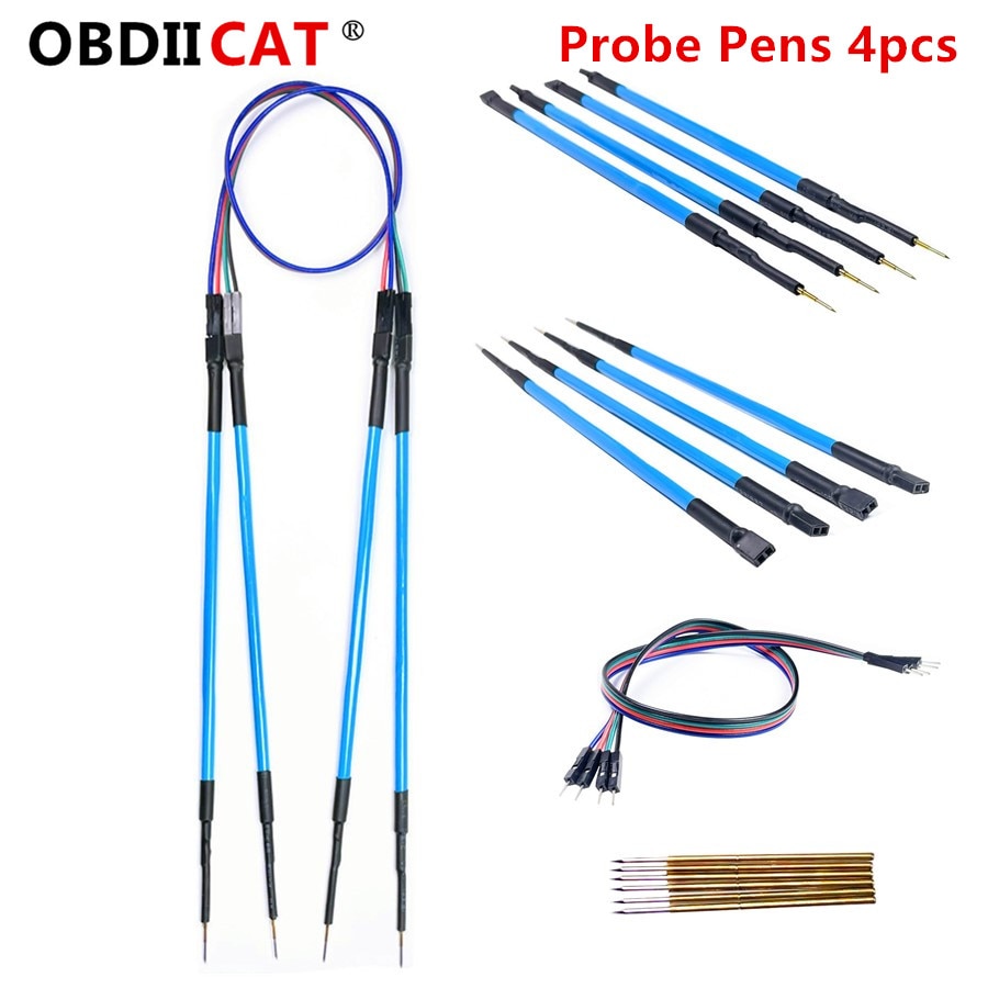 

OBDIICAT 4 шт./компл. зонд ручки для Светодиодный BDM Рамка для BDM Рамка pin 40 шт./компл. BDM Рамка