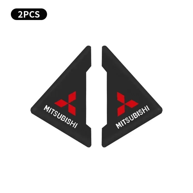 

2 шт. автомобильная защита двери под углом 90 градусов для Mitsubishi ASX Lancer Pajero Outlander, эмблема Eclipse Colt Delica, автоаксессуары