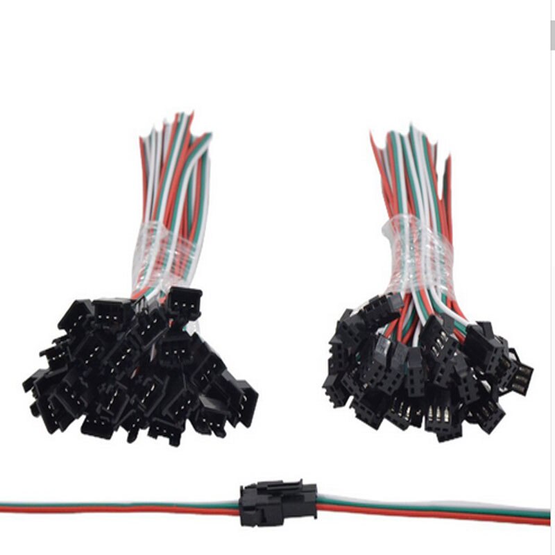 

2pin 3pin 4pin 5pin WS2812B WS2812 5050 RGB RGBW светодиодный светильник, разъем для кабеля