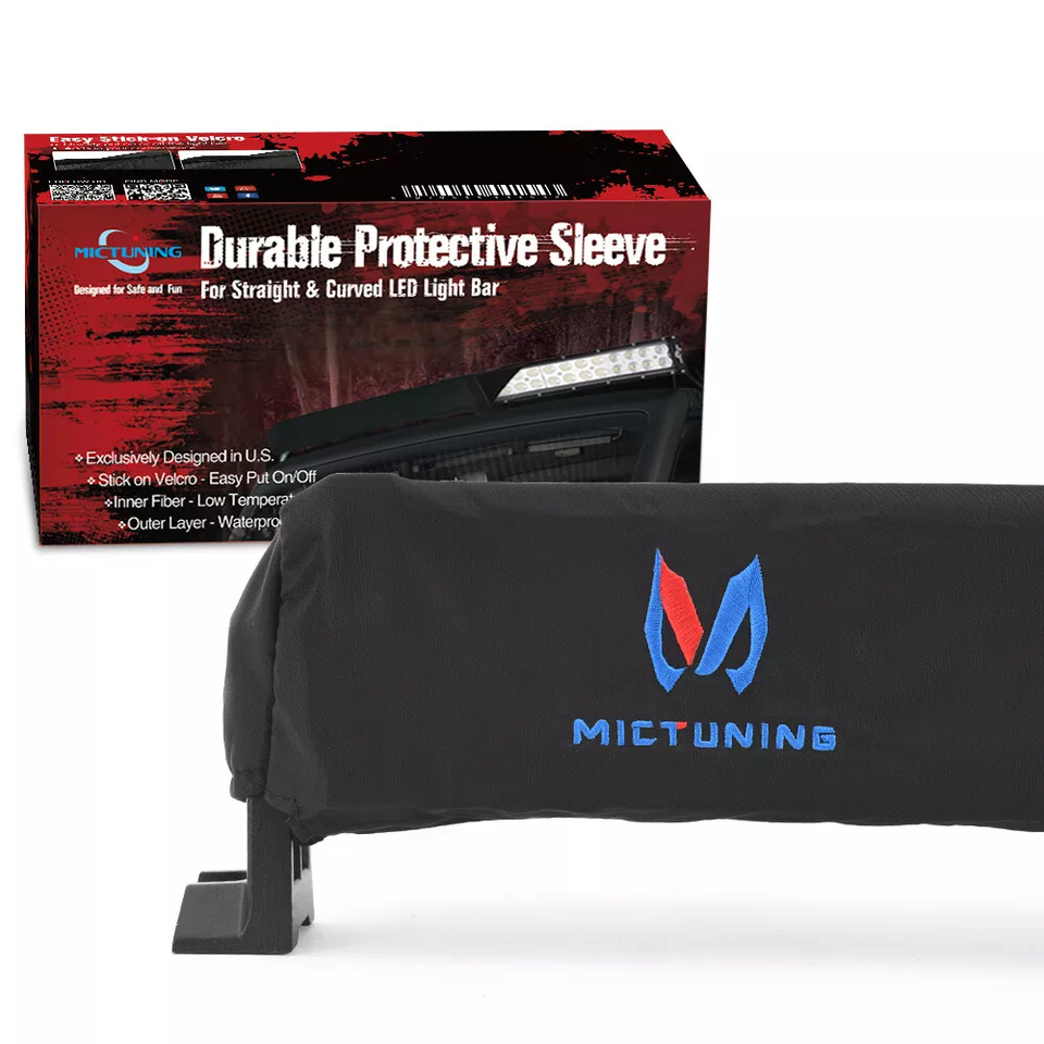 

MICTUNING 22 дюйма, 32 дюйма, 42 дюйма, 52 дюйма, крышка для прямых изогнутых светодиодных полос