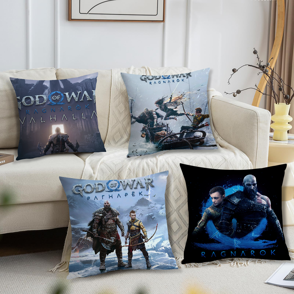 

Наволочка Game G-God of War Ragnarok, декоративная подушка для гостиной, дивана, подходит для украшения спальни дома