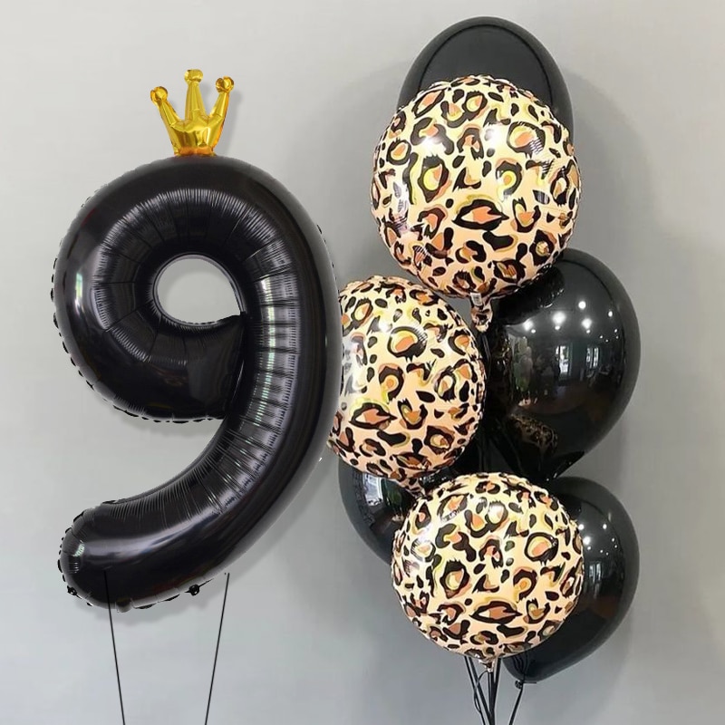

Шары Globos 8 шт., 40 дюймов, леопардовый принт