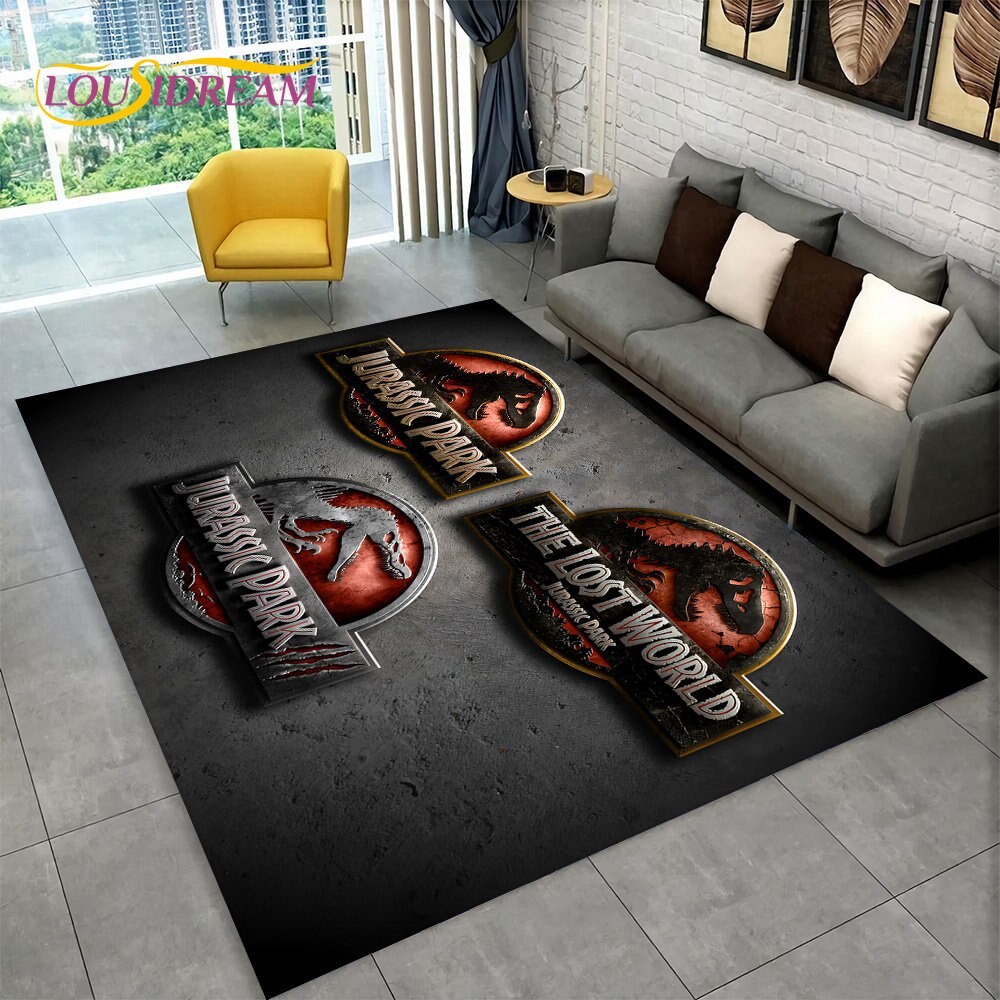 

3D мультфильм Парк Юрского Периода Динозавров ковёр LOUSIDREAM