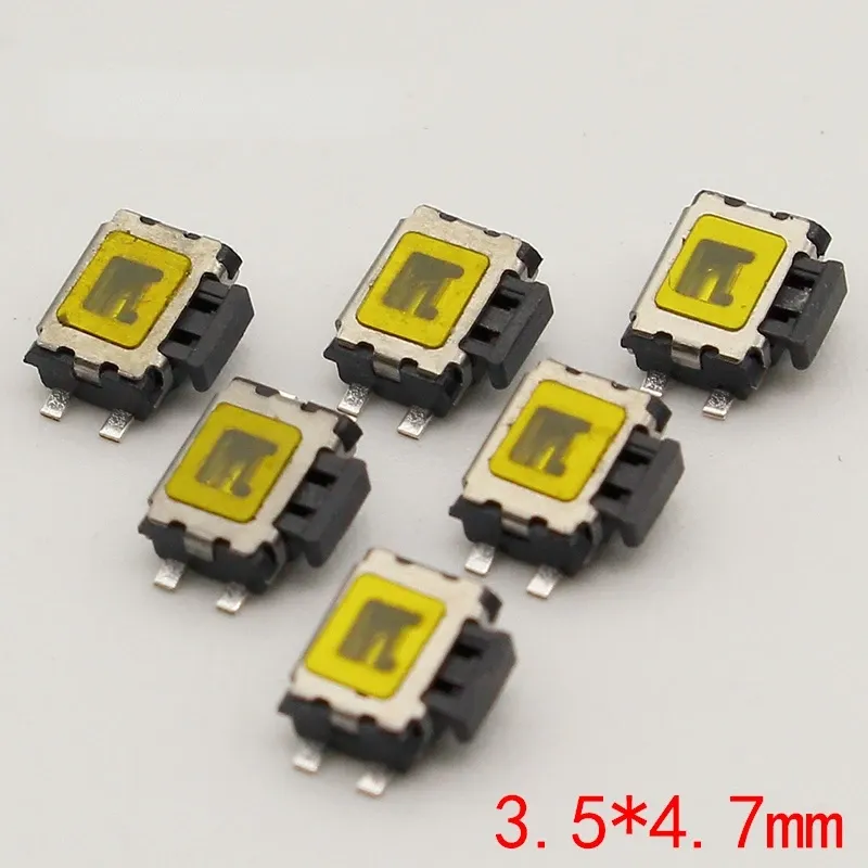 

10 шт., микропереключатель smd, 4 контакта, новый кнопочный переключатель для детской лампы