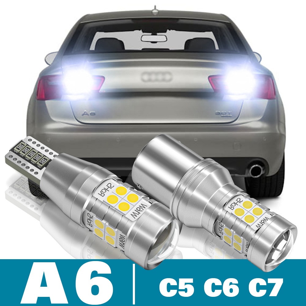 

2 шт., светодиодные фонари заднего хода для Audi A6 C5 C6 C7 1997-2014 2006 2007 2008 2009 2010 2011 2012