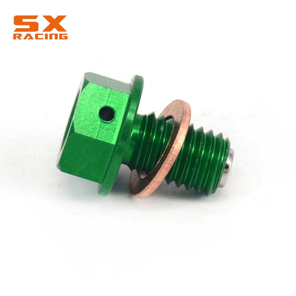 

M10 * 1,5 магнитная рамка, болт для сливной пробки масла, винт для KAWASAKI KX65 KX85 KX100 KX250 KX250F KX450F KLX250 D Tracker KLX230 300R