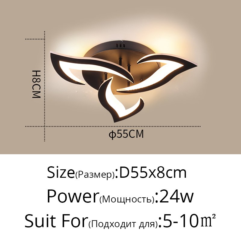 

LED люстра QILEJIA цветочная