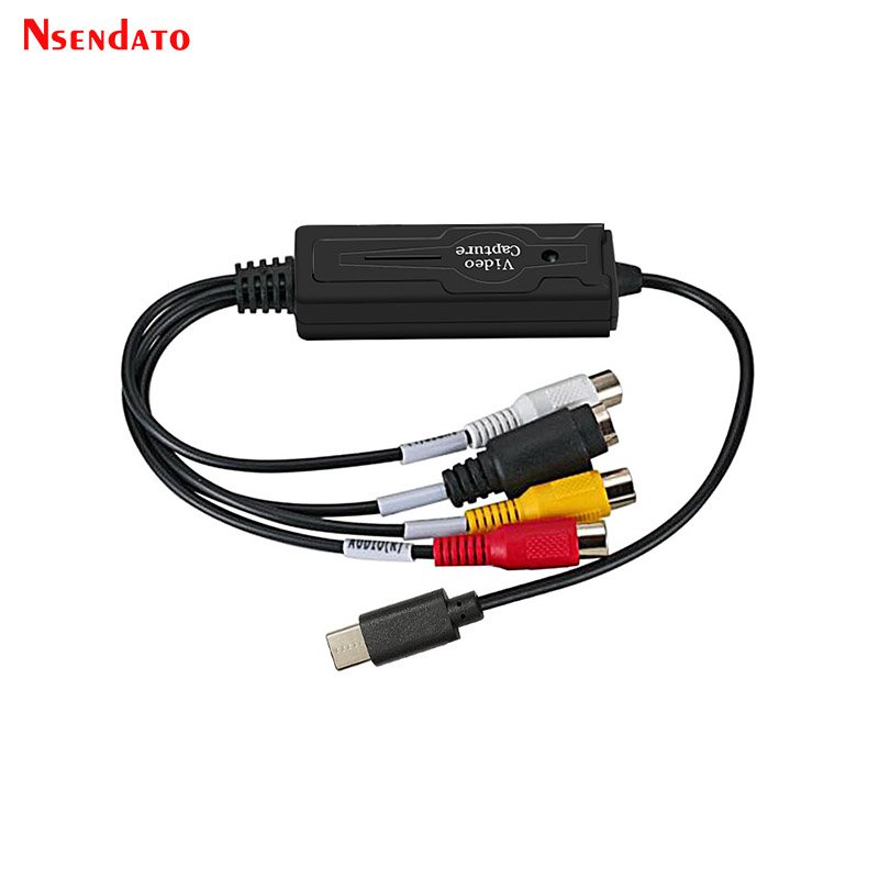 

Карта видеозахвата USB типа C 2 в 1 Тип C USB 2.0 AV Video Grabber Адаптер записи RCA AV к USB C Видеорегистратор для камеры ПК