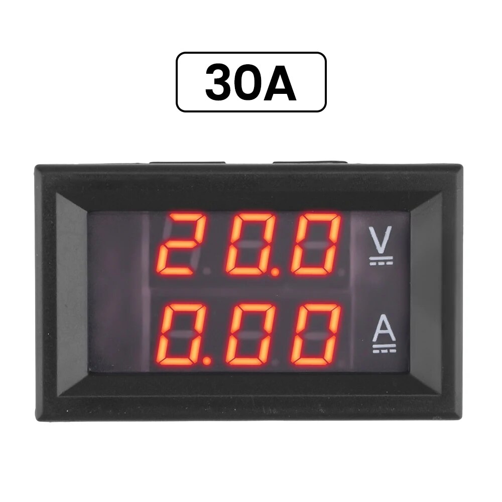 

Aideepen Цифровой вольтметр-амперметр DC4.5-30V 30A 50A