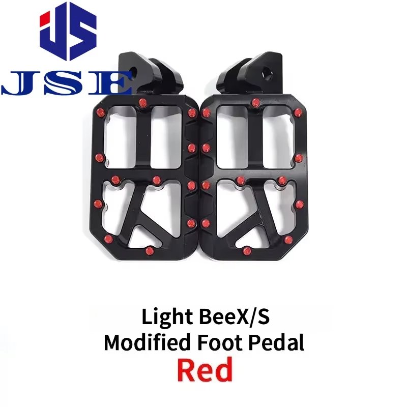 

Аксессуары для Surron Light Bee X Segway X160 X260 2025 Новые модифицированные педали по индивидуальному заказу, серебристый, черный, красный, педаль для SurRon